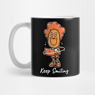 Keep SMiling Illustration Mug